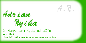 adrian nyika business card